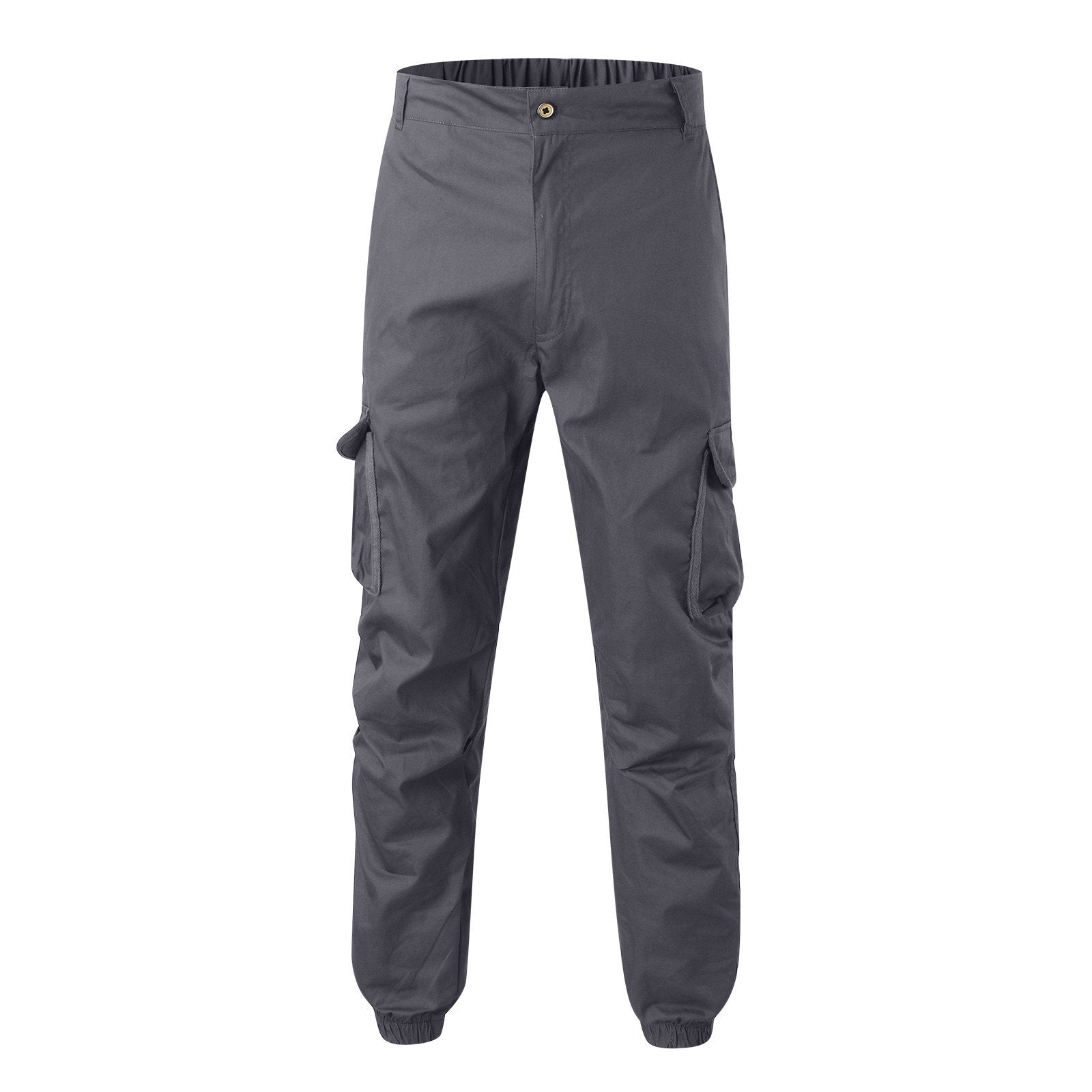 Men's Tapered Cargo Jogger Pants – Multi Pocket Cuffed Ankle Casual Outdoor