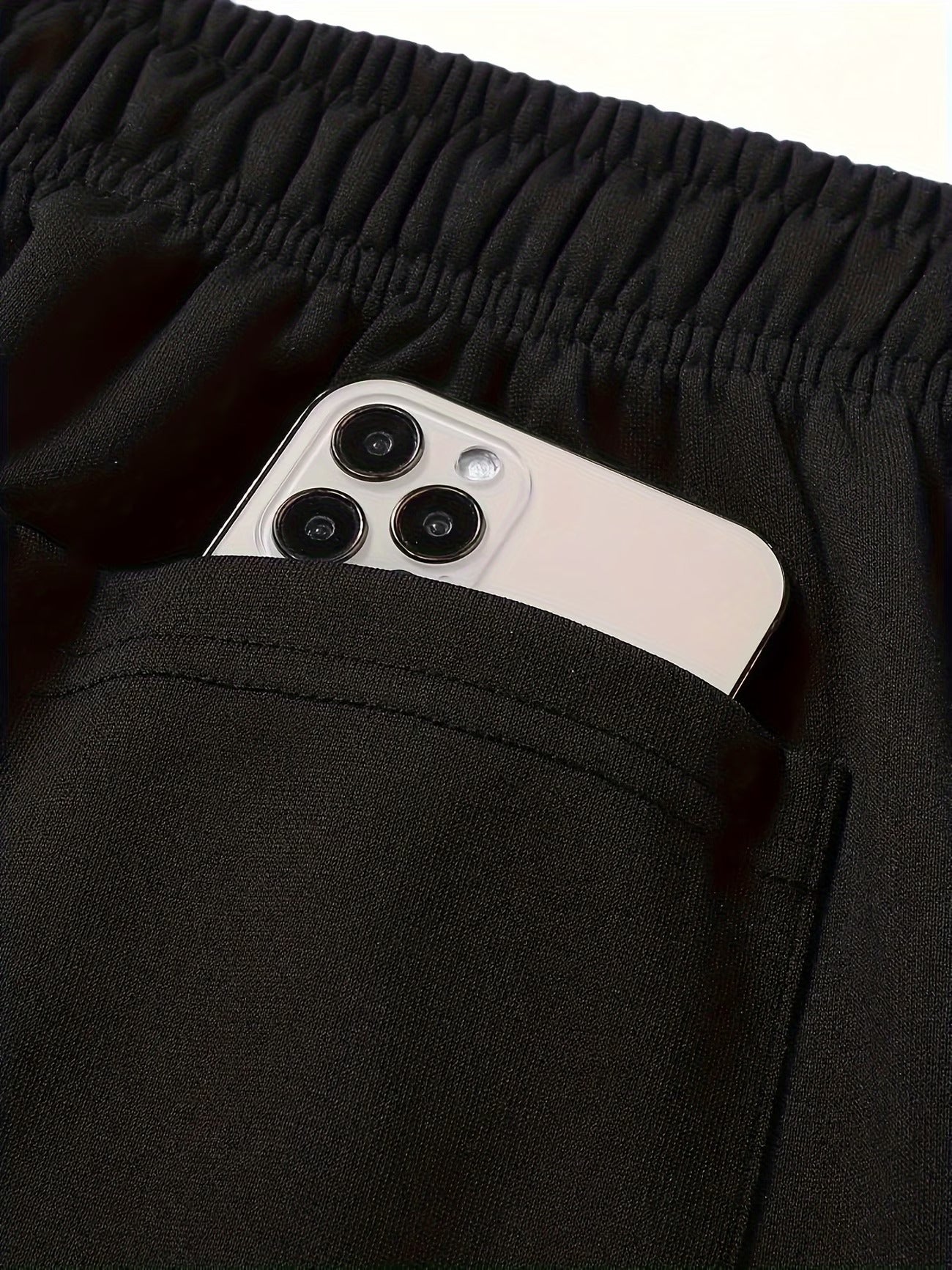Men's Straight Leg Sweatpants – Drawstring Waist Side Seam Lounge Streetwear