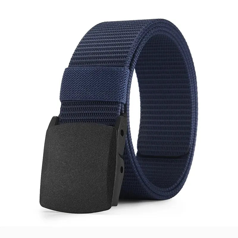 Men's Tactical Belt – Slide Buckle Woven Strap Outdoor Casual Everyday