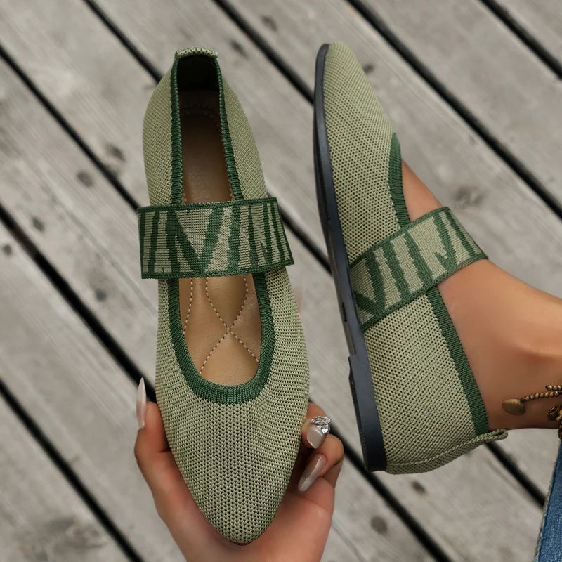 Women's Geometric Mule Shoes – Pointed Toe Instep Strap Casual Everyday