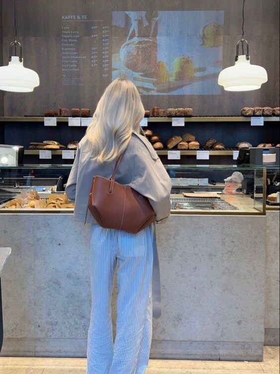 Women's Large Carryall Tote Bag – Double Handle Open Top Everyday Work